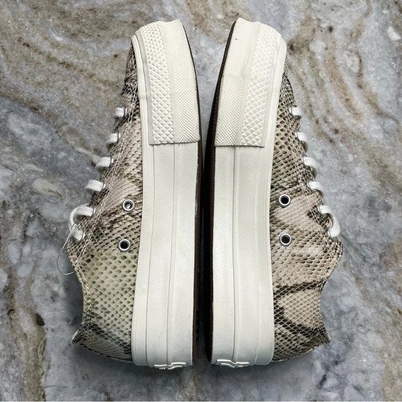 Converse Chuck Taylor All Star Wild Lift Low Top Thick Sole Snake Scales Pattern - Picture 8 of 11